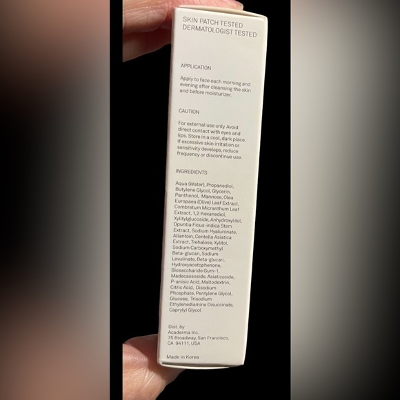 Acaderma The Oasis Barrier Booster Serum,8ml TRAIL SIZE NEW WITH BOX - Picture 4 of 6